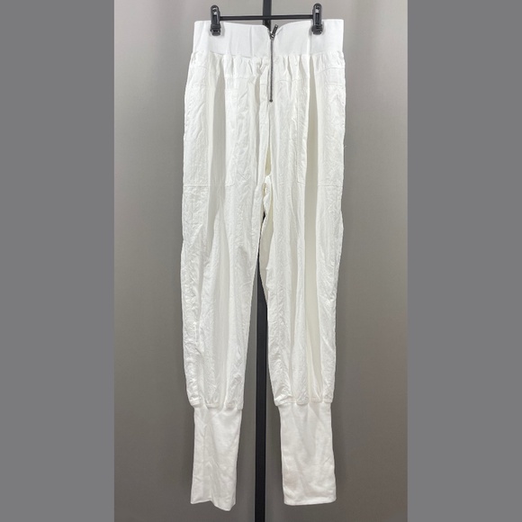 NEW Free People Pants Womens Large white dance parachute jogger boho casual - Picture 1 of 11